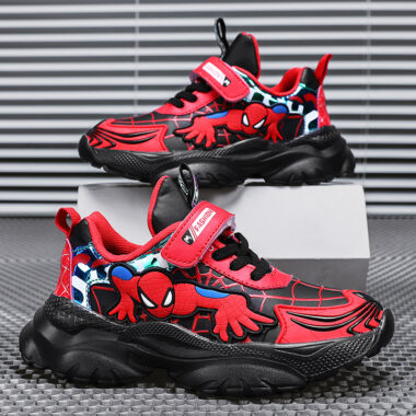 Custom Spider-Man kids sneakers for running and casual wear