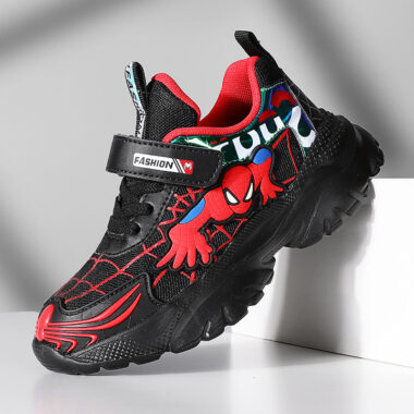 Custom Spider-Man kids sneakers for running and casual wear
