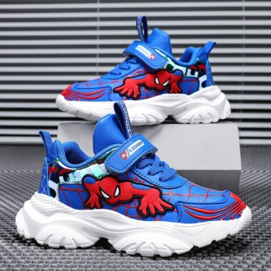 Custom Spider-Man kids sneakers for running and casual wear
