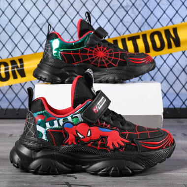 Custom Spider-Man kids sneakers for running and casual wear