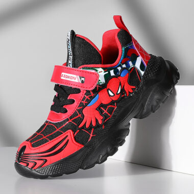 Custom Spider-Man kids sneakers for running and casual wear