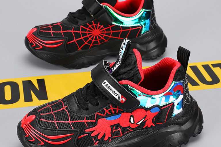 Custom Spider-Man Kids Sneakers Collection (8) Custom Spider-Man kids sneakers for running and casual wear