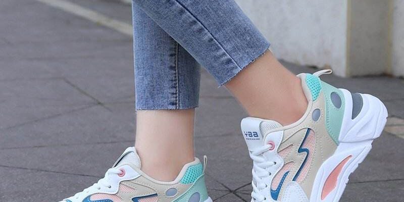 Hot-selling breathable platform women sneakers factory collection