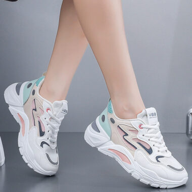 Hot-selling breathable platform women sneakers factory collection