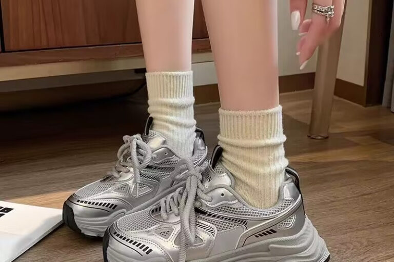 Factory Collection of Platform Breathable Women Sneakers (4) Breathable mesh platform women sneakers factory collection