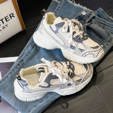Fashion breathable platform women sneakers manufacturer collection