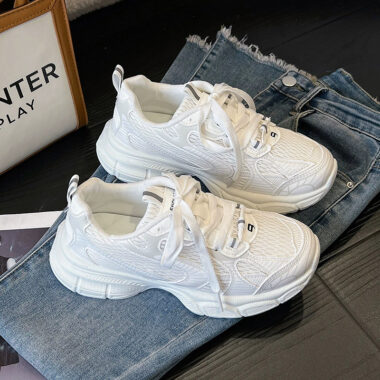 Fashion breathable platform women sneakers manufacturer collection