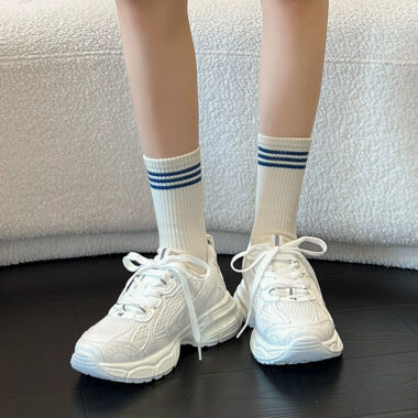 Fashion breathable platform women sneakers manufacturer collection