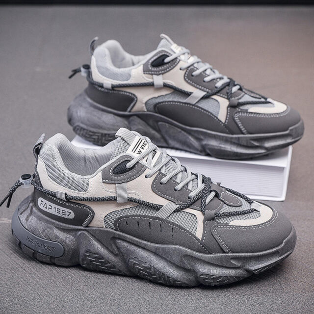 Mesh breathable fashion men sneakers manufacturer collection