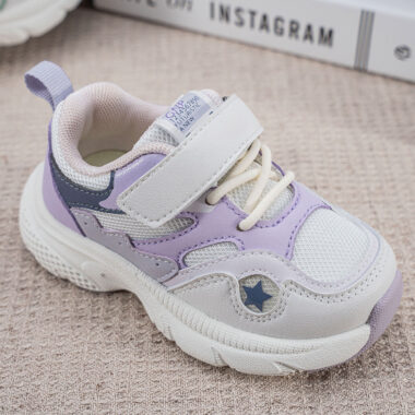 Fashion breathable kids sneakers for boys and girls