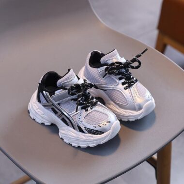 Breathable mesh kids sneakers wholesale collection