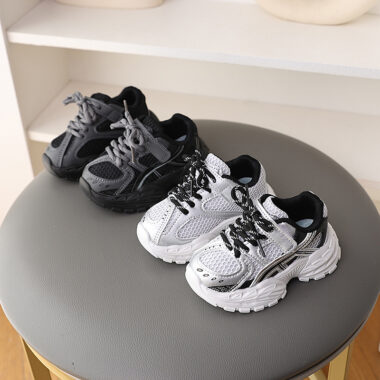 Breathable mesh kids sneakers wholesale collection