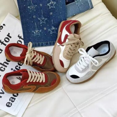 Autumn Retro Fashion Casual Comfortable Women Sneakers