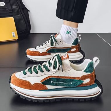 Breathable Anti Slip Casual Height Increasing Men Sneakers