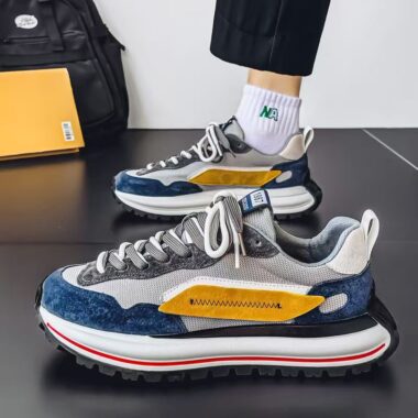 Breathable Anti Slip Casual Height Increasing Men Sneakers