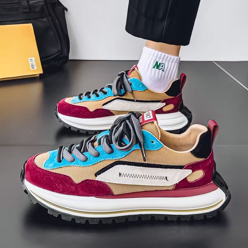 Breathable Anti Slip Casual Height Increasing Men Sneakers