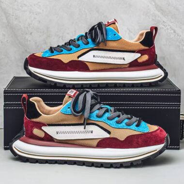 Breathable Anti Slip Casual Height Increasing Men Sneakers