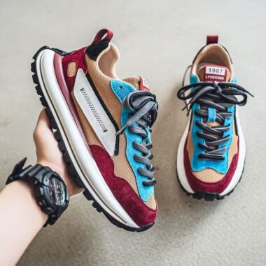 Breathable Anti Slip Casual Height Increasing Men Sneakers