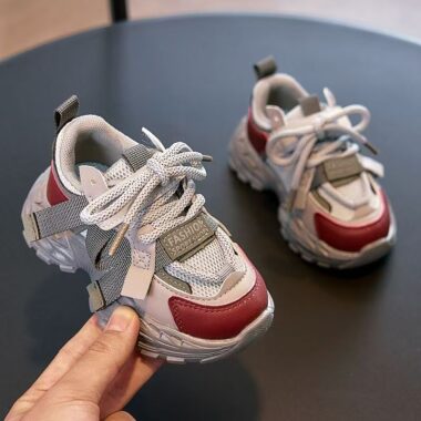 Running Spring Autumn Breathable Lightweight Kids Sneakers Factory