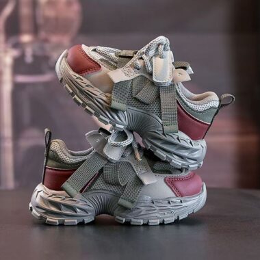 Running Spring Autumn Breathable Lightweight Kids Sneakers Factory