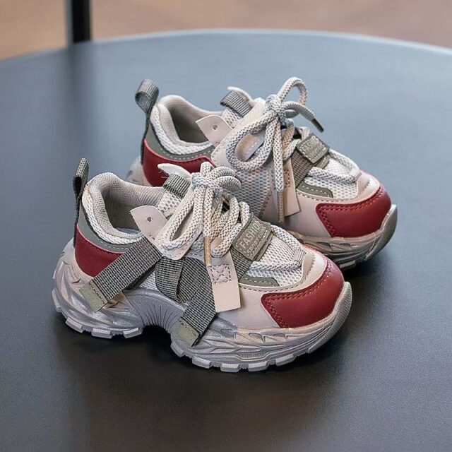 Running Spring Autumn Breathable Lightweight Kids Sneakers Factory