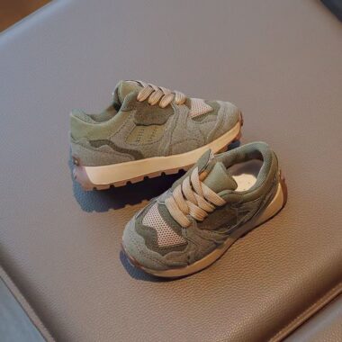 Fashion Mesh Breathable Anti-Slip Kids Sneakers Manufacturer