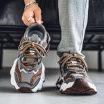 Breathable Mesh Platform Height Increasing Men Sneakers