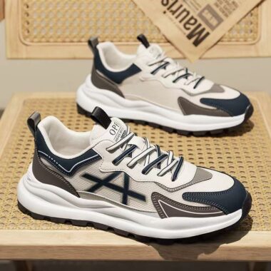 Breathable Mesh Soft Sole Lightweight Running Men Sneakers