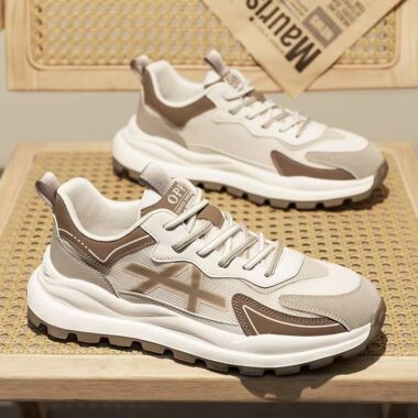 Breathable Mesh Soft Sole Lightweight Running Men Sneakers