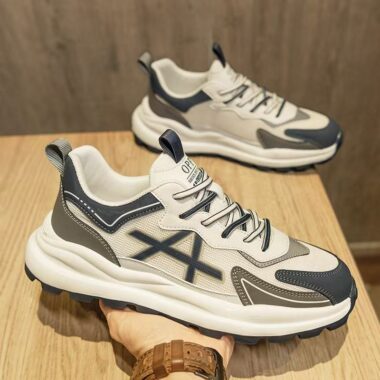 Breathable Mesh Soft Sole Lightweight Running Men Sneakers