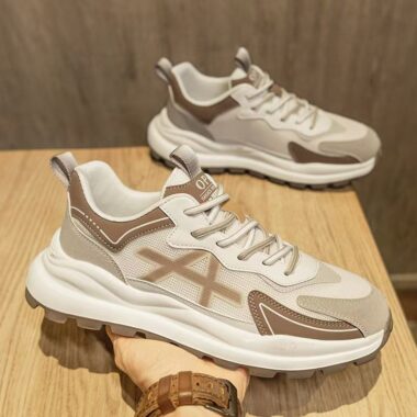 Breathable Mesh Soft Sole Lightweight Running Men Sneakers