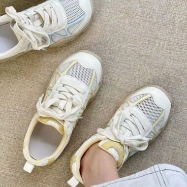 Breathable Mesh Soft Sole Casual Women Sneakers Factory