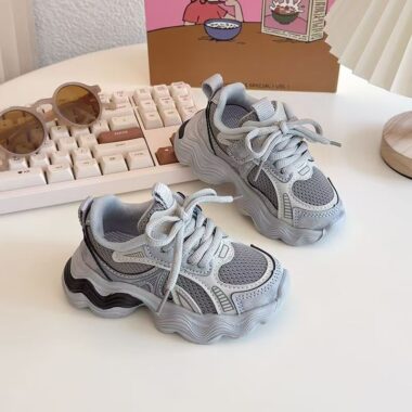 Spring Versatile Casual Mesh Breathable Kids Sneakers Wholesale