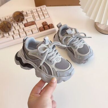 Spring Versatile Casual Mesh Breathable Kids Sneakers Wholesale