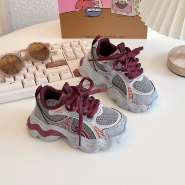 Spring Versatile Casual Mesh Breathable Kids Sneakers Wholesale