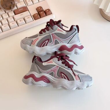 Spring Versatile Casual Mesh Breathable Kids Sneakers Wholesale