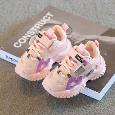 Spring Autumn Waterproof Leather Kids Sneakers Factory