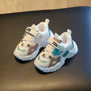 Spring Autumn Waterproof Leather Kids Sneakers Factory