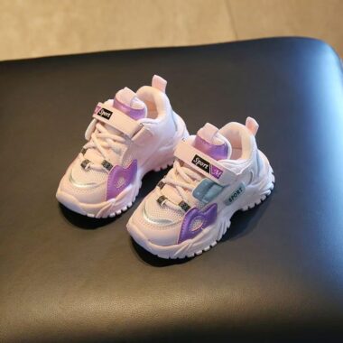 Spring Autumn Waterproof Leather Kids Sneakers Factory