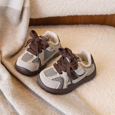 Autumn Soft Sole Anti-Slip Mesh Breathable Kids Sneakers Factory