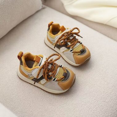 Anti-Slip Soft Sole Mesh Breathable Kids Sneakers Wholesale