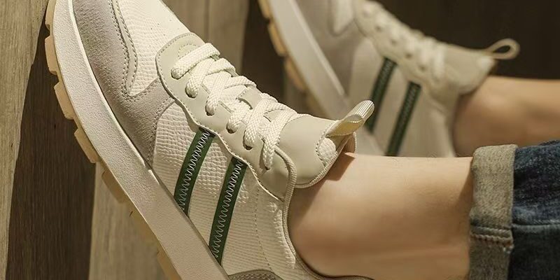 Spring Autumn Retro Platform Height Increasing Men Sneakers