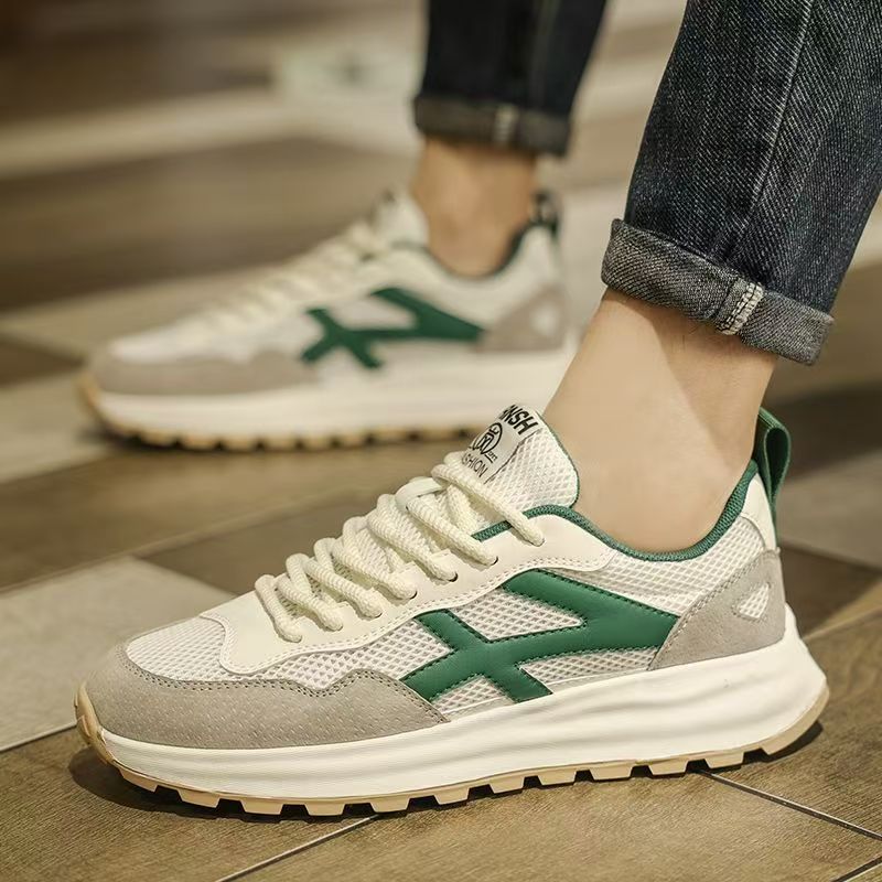 Summer Breathable Mesh Casual Height Increasing Men Sneakers