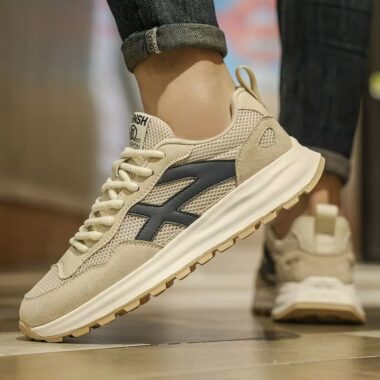 Summer Breathable Mesh Casual Height Increasing Men Sneakers