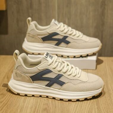 Summer Breathable Mesh Casual Height Increasing Men Sneakers