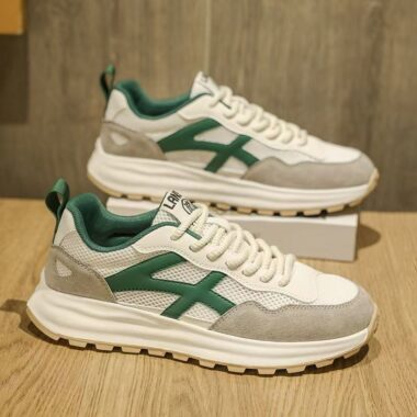 Summer Breathable Mesh Casual Height Increasing Men Sneakers