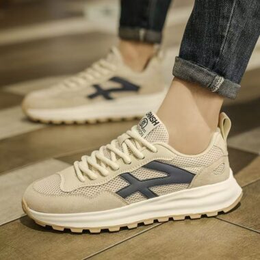 Summer Breathable Mesh Casual Height Increasing Men Sneakers