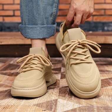 summer breathable deodorant mesh casual men sneakers