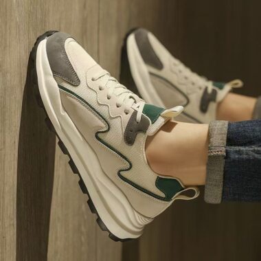 summer breathable soft sole deodorant mesh men sneakers