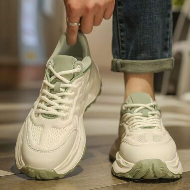 summer deodorant breathable white running men sneakers